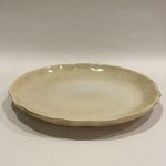 Leather finish Dinner Plate