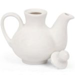 Ivory Miniature Tea Pot with lid