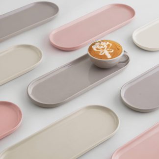 Collar Border Rectangle Oval Platter