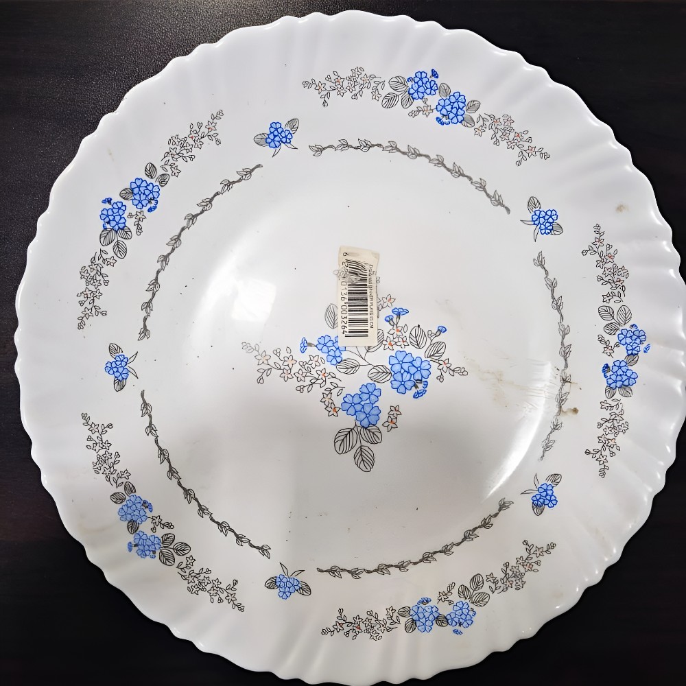 RAK Opalware 25 cms Floral design Dinner Plate Floral Dinner Plate - Image 1